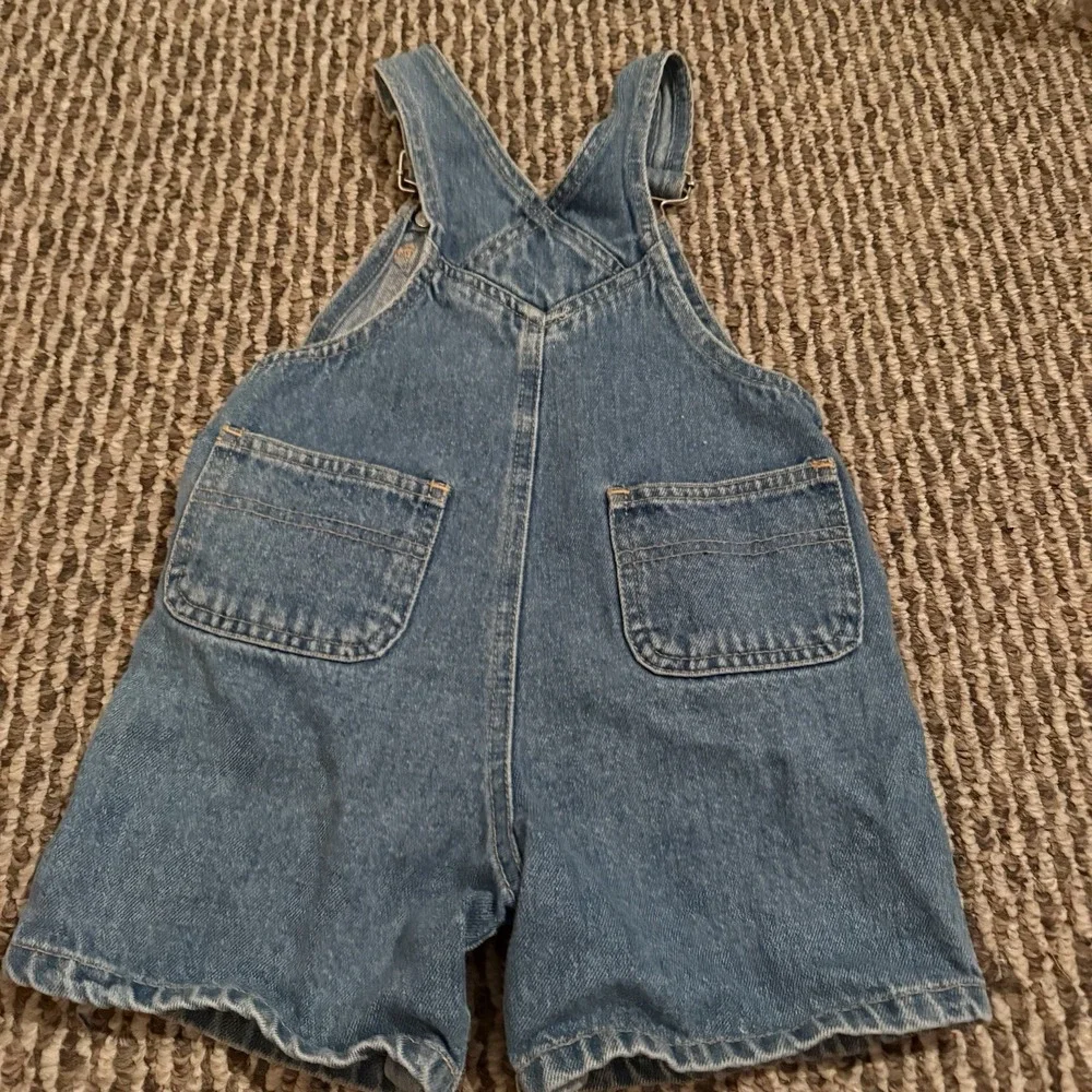 Vintage Sesame Street Boy /Girl Size 18M Shorts Bib Overalls Big Bird Y2K 90's